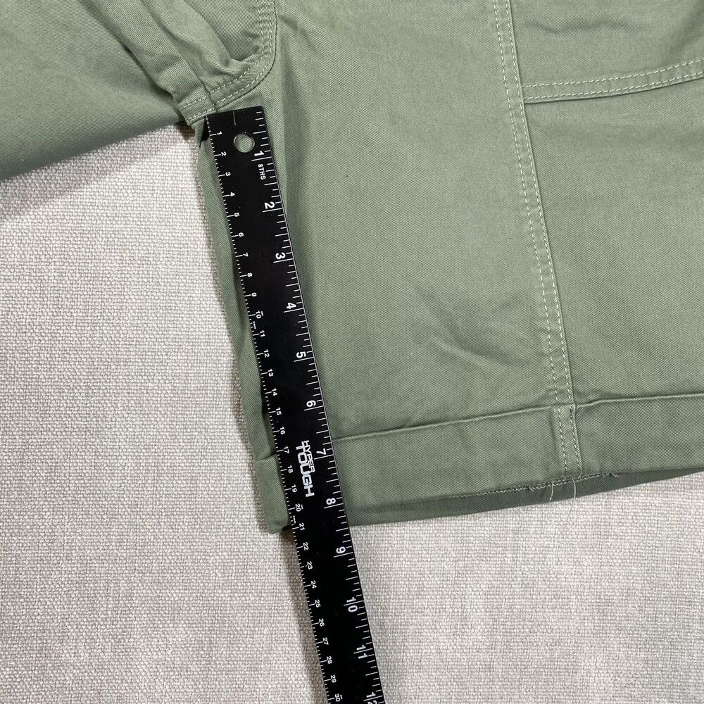 Boden Shorts Womens 10 Green 9 " Chino Utility Pockets Cotton Blend Casual - Picture 6 of 10